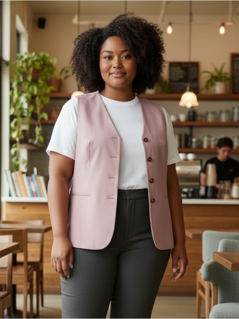 Ann Taylor Classic Tailored Vest- Dusty Mauve